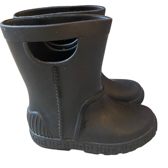 UGG Drizlita Black Rain Boots‎ Size 8 - Picture 1 of 10